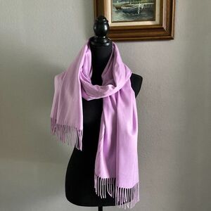 Purple Cashmere Blend cozy Scarf